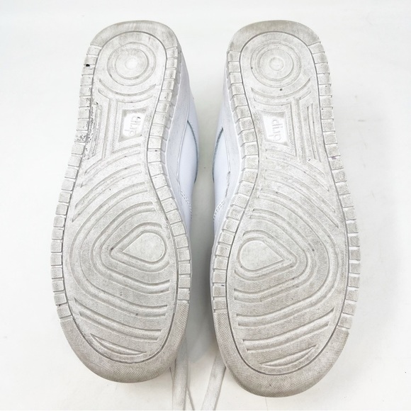 DRIP CREATIONZ WHITE SNEAKERS WITH BLUE BUTTERFLIES CUSTOM SZ Y4.5/W6 - Picture 4 of 6